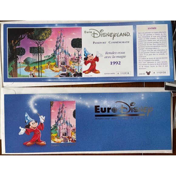 Ultimate Euro Disney Resort Memorabilia Collection Programmes Vintage Souvenirs - Picture 8 of 11